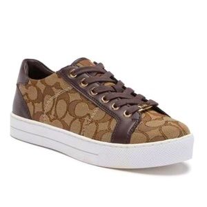 Coach Paddy Signature Monogram Sneaker Size 10